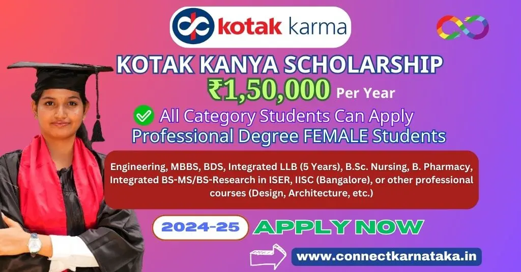Kotak Kanya Scholarship 2025-26